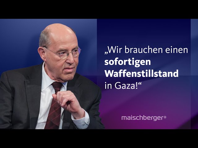 Marie-Agnes Strack-Zimmermann & Gregor Gysi über Gaza, Ukraine und Waffenlieferungen | maischberger