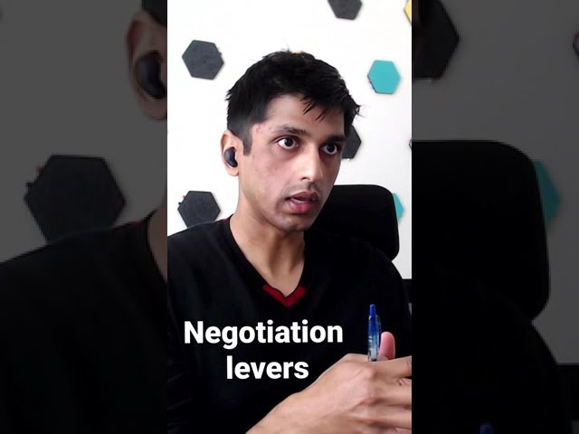 Negotiation tactics: understand what levers you can pull #shorts