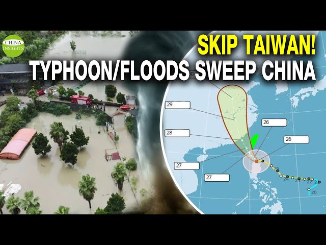 2 years of rain in 2 days, Typhoon Doksuri rips through China/2.66 M affected in one province alone