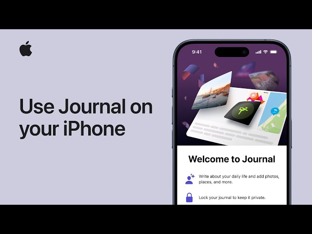 How to use Journal on your iPhone | Apple Support