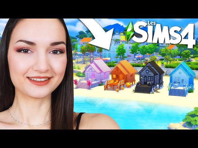 1 mini maison = 1 couleur 🎨 (Vamos a la playa !) | Challenge Sims 4