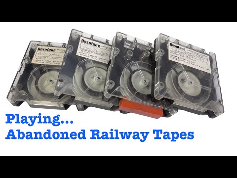 Abandoned Railway Carts - Mystery tapes from a disused comms room