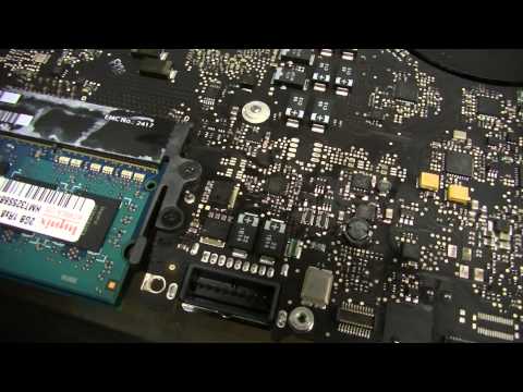 Macbook Pro logic board repair - charges battery but won't run off battery. 820-2915