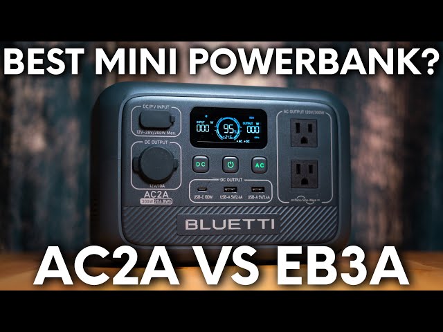 Comparing The 2 Best Mini Power Banks! BLUETTI AC2A vs EB3A