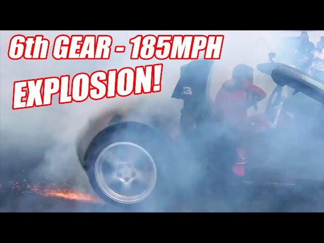 6th Gear Burnout Has INSANE Tire Explosion!