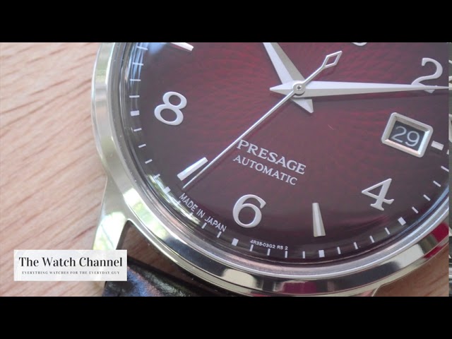 A Short Video of the Seiko Presage Cocktail Time - SRPE41 - Negroni