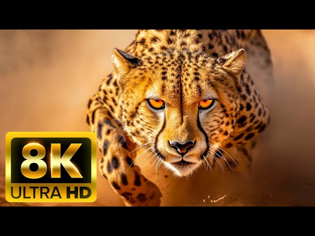 8K African Wildlife: Animals Discovery & Beautiful Wildlife Movie in African With Real Sounds