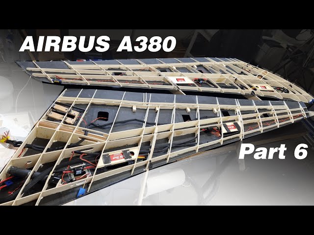Building the Airbus A380 RC airliner Part 6