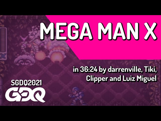 Mega Man X by darrenville, Tiki, Clipper, Luiz Miguel in 36:24 - Summer Games Done Quick 2021 Online