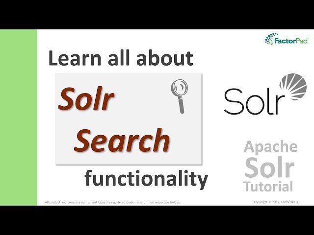 Solr Search - The Solr Query Process and How to Interpret Output