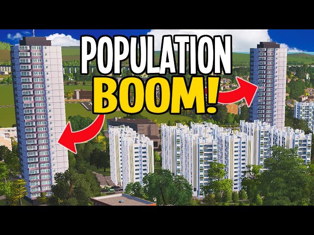 Realistic Population Changes Everything - So much more than Vanilla Cities Skylines!