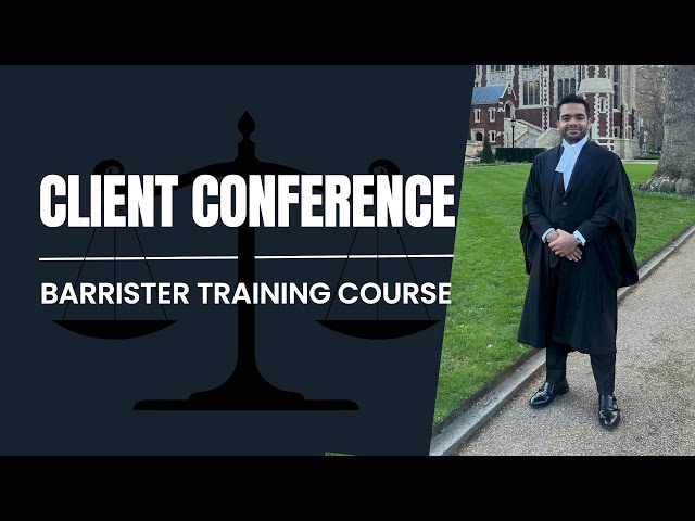 Client Conference - Barrister Training Course - R v Anderson