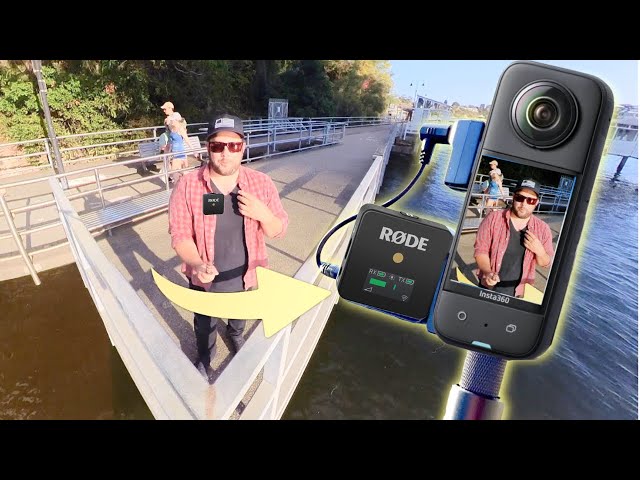 Insta360 X3 with a WIRELESS MIC - SUPER EASY