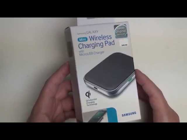 Samsung Galaxy Mini Wireless Charging Pad Unboxing