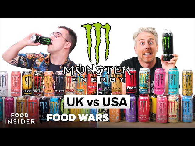 US vs UK Monster Energy | Food Wars | Food Insider