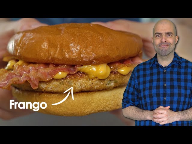 O Hamburger de FRANGO que vocês precisam na vossa vida!