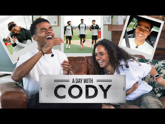 “They Always Call Me Long Neck” 🤣 | A Day With Cody Gakpo | Liverpool FC