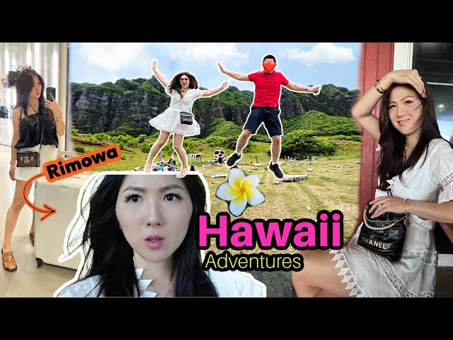 MUCH BETTER THAN SHOPPING? 🏔️🎞️🦖| FIRST TIME VISITING RIMOWA 🧳| CHARIS IN HAWAII VLOG 5