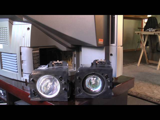 How To Change The Bulb In a DLP Projection Television