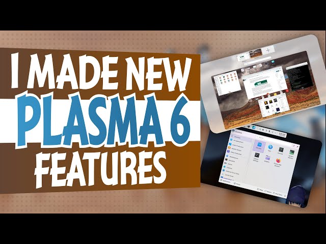 I Made 4 New Plasma 6 Features: Overview, New Floating Panels, New Panel Settings, 2D Gestures!