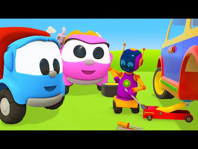 Lea the Truck full episodes | Cartoons for kids with cars & trucks - Learn vehicles for kids.