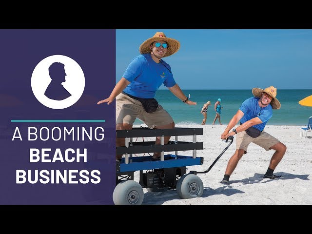 From Outdoor Jobs to a Booming Beach Business: These Two Best Friends Haul Your Stuff to The Beach