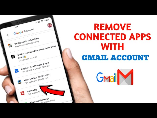 How to Remove link app with gmail account || gmail se connect app kaise delete kare