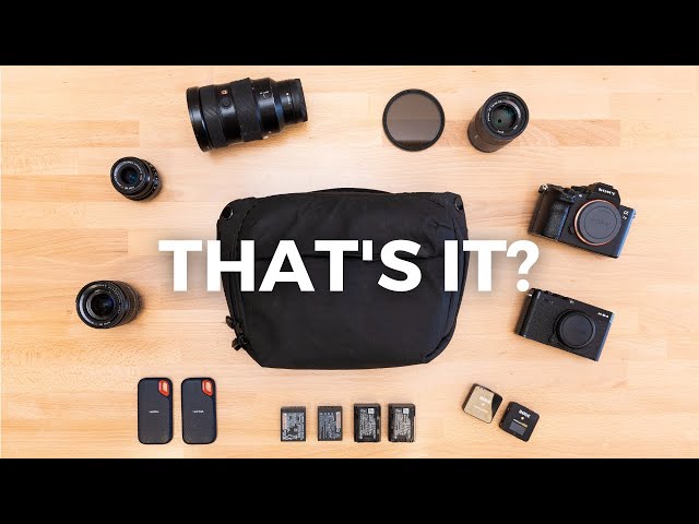 This is ALL I Packed for 3-Months of Travel Photography