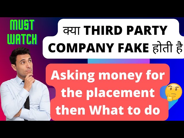 Scam | What Is Third Party Payroll Jobs & Asking for Money during placement | Franchisee are fake ?