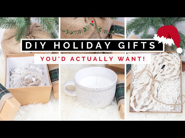DIY CHRISTMAS GIFT IDEAS | HOLIDAY GIFTS YOU ACTUALLY WANT! AFFORDABLE AND EASY TO MAKE 2020
