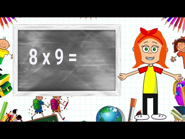 La Table de 8 (Apprendre les tables de multiplication)