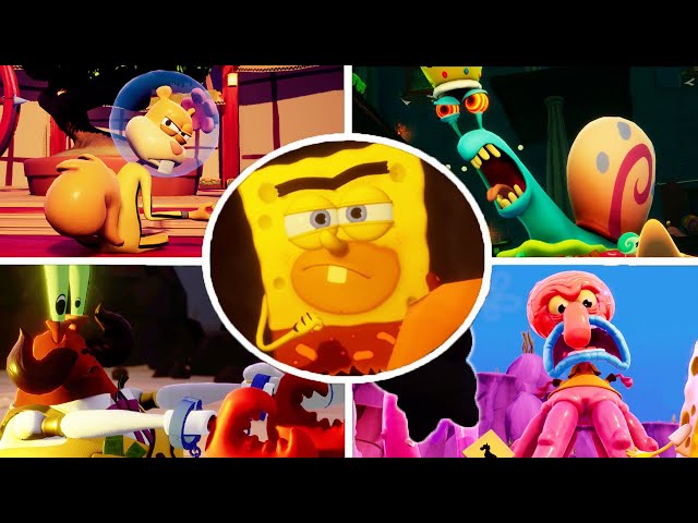 Spongebob Squarepants: The Cosmic Shake - All Bosses (No Damage)