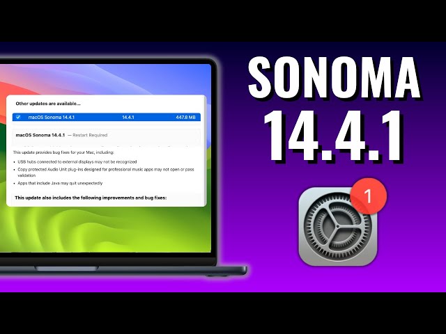 macOS Sonoma 14.4.1 Update BIG FIXES! + OCLP Non-Metal Fix on the Way?
