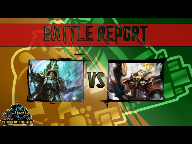 9. Edition Battle Report Thousand Sons VS. Adepta Sororitas 1500 Pts