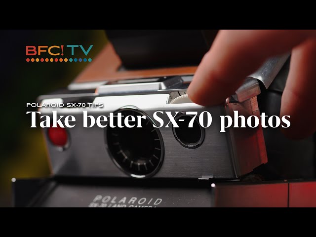 How to take better photos on the Polaroid SX-70 - Lighting tips, exposure controls, & accessories!
