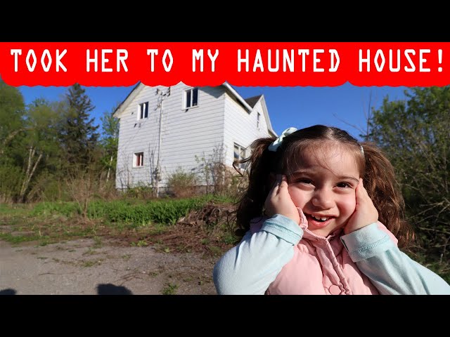 I TOOK MY  DAUGHTER TO MY HAUNTED ABANDONED HOUSE ( SHOCKING REACTION )