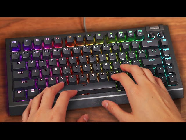 Razer's new keyboard is a little TOO GOOD.