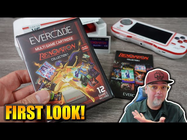 FIRST LOOK Evercade Renovation Collection 1 Cartridge! Gaiares, Valis & MORE!
