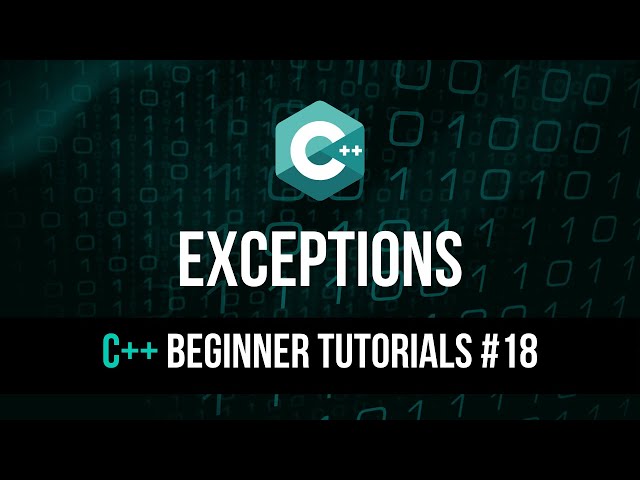 Exception Handling - C++ Tutorial For Beginners #18