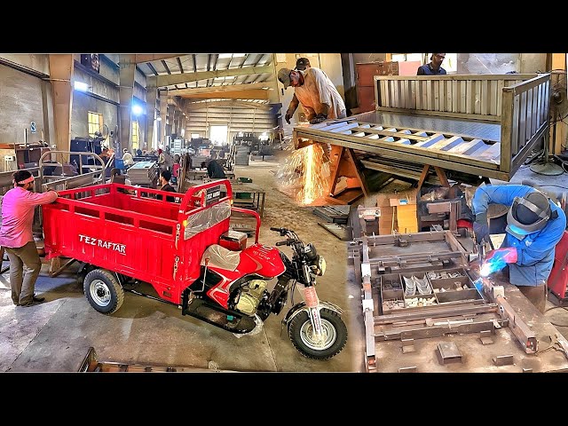 How Producing Loader Vehicles in Big Industries | Manufacturing Loader Rikshaw|