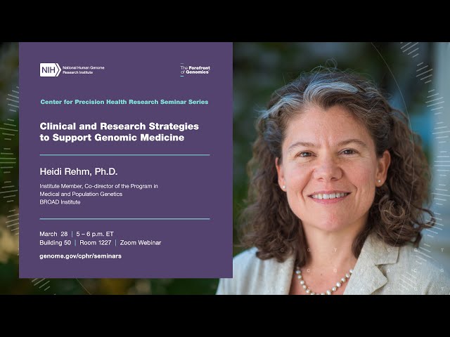 CPHR Seminar Series - Heidi Rehm