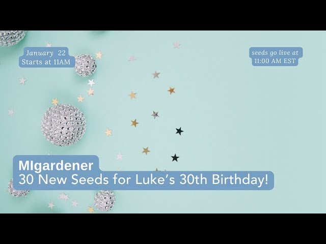 Luke's 30 for 30 BIRTHDAY Celebration!