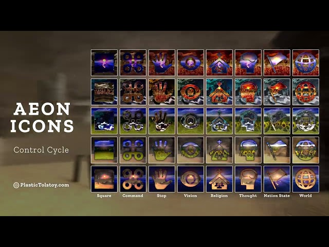 AEON ICONS - The Control Cycle - Motion generative NFT collection 4/5