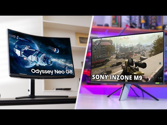 Sony Inzone M9 VS Odyssey Neo G8 - Which is the Best 4K Monitor?