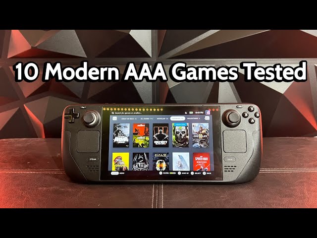 Steam Deck Benchmark - 10 Modern AAA Games