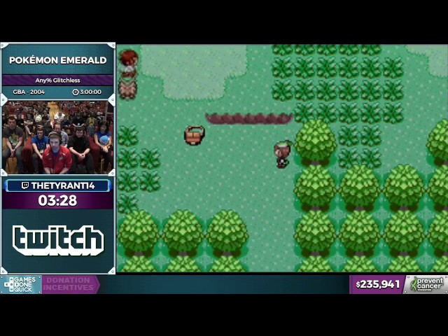 Pokemon Emerald by thetyrant14 in 2:56:16 - AGDQ 2017 - Part 37