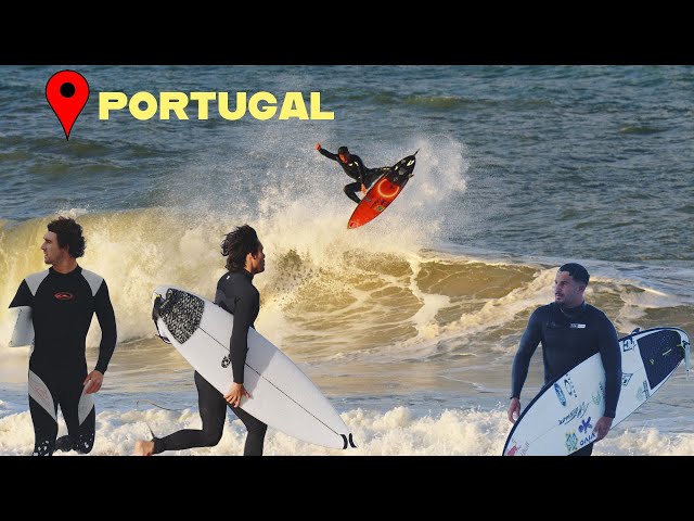 CHALLENGING SURF w/ THE BEST SURFERS IN THE WORLD