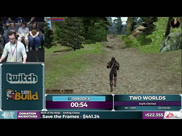Two Worlds by Shaddex in 2:26 - SGDQ 2016 - Part 125
