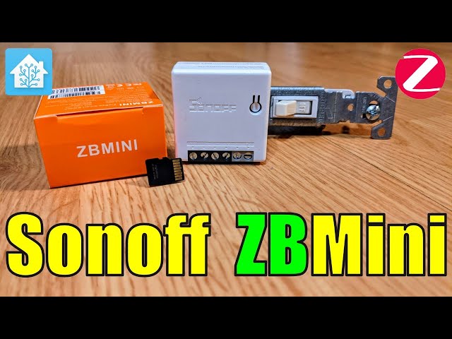 Sonoff Zigbee Mini Switch | In Wall and No Flashing ZHA