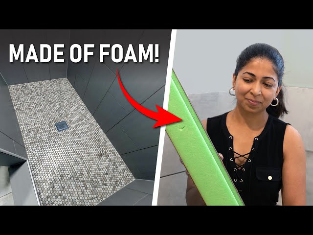How I built my bathroom & shower with green FOAM!